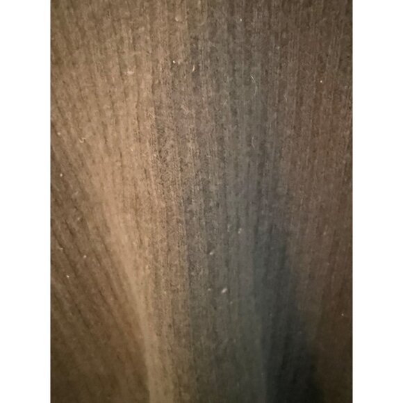 Vintage 90's Limited Lambswool/Angora Cropped Short Sleeve Grey Sweater Large - Picture 3 of 4